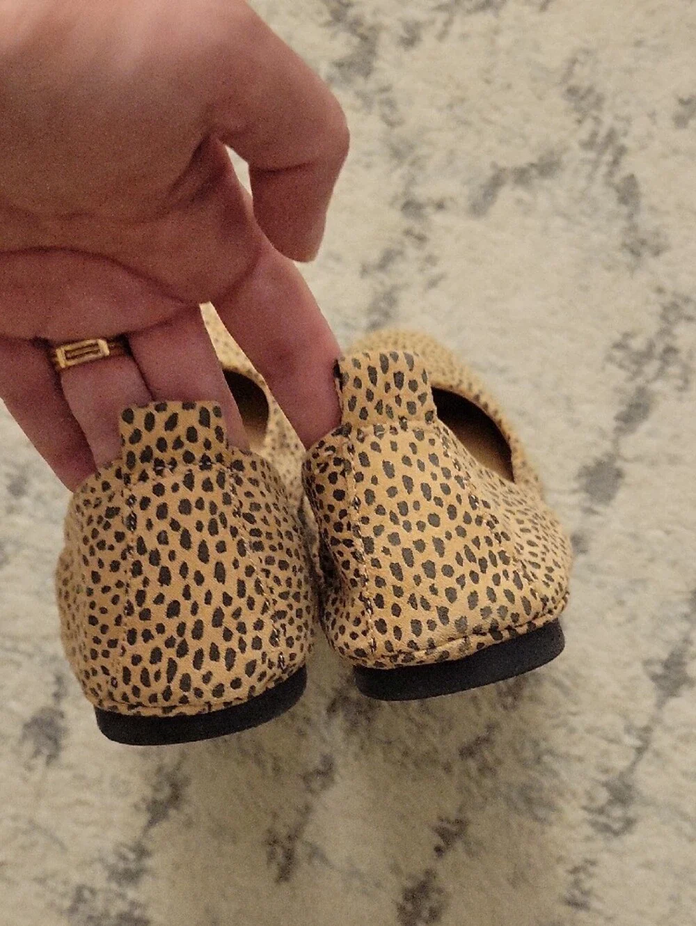 Leopard Print Ballet Flats in Tan - Classic Everyday Style
